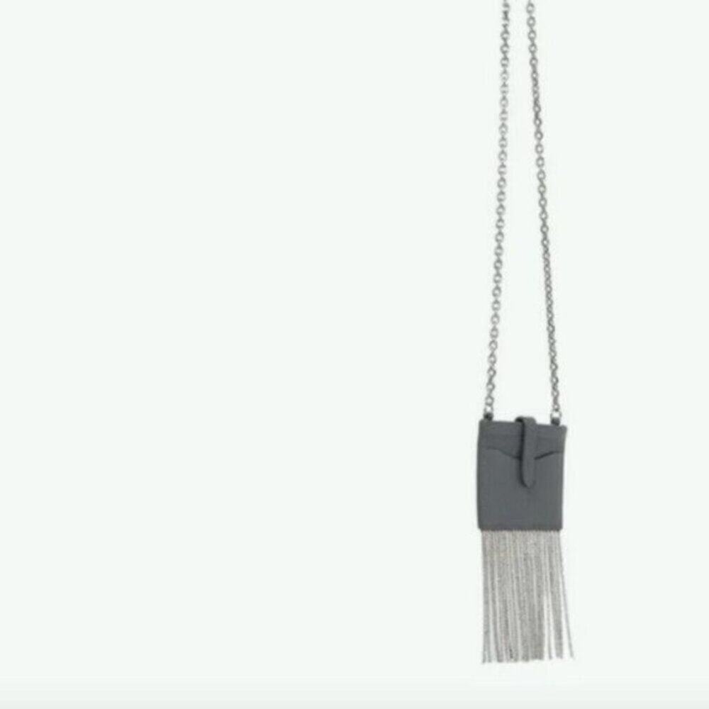 Rebecca Minkoff Leather Card Case on Chain